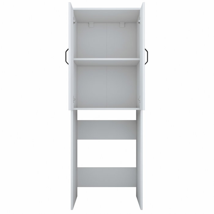 Hanah Home KD110 - 3192 Gabinete para Lavadora, Blanco, 65cm Ancho x 181.8cm Alto x 62.5cm Profundo